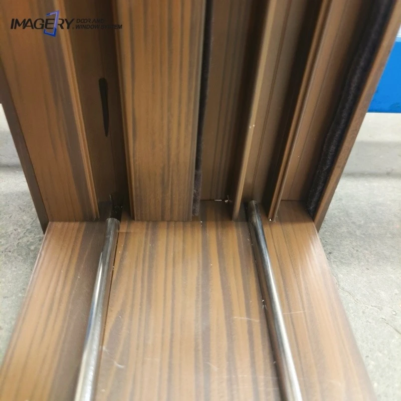 128 Series Modern Corner Sliding Glass Doors System Aluminum best